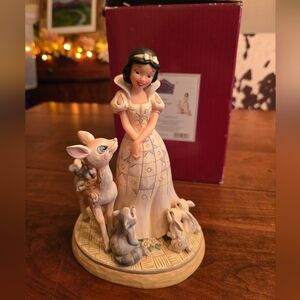 Enesco Disney Traditions by Jim Shore Woodland Snow White Figurine, 7.8"
